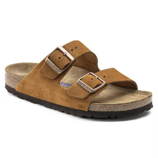 Birkenstock Arizona Soft Footbed Suede Regular/Wide Width