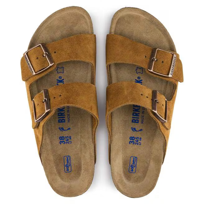 Birkenstock Arizona Soft Footbed Suede Regular/Wide Width
