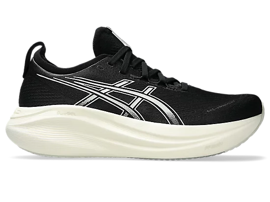 M Asics Gel-Nimbus 27 Black and Lake Grey