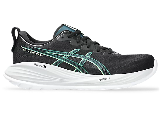 M Asics Gel-Cumulus 27 Black Lucid Yellow