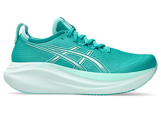 W Asics Gel-Nimbus 27 Wave Teal Illuminate Mint