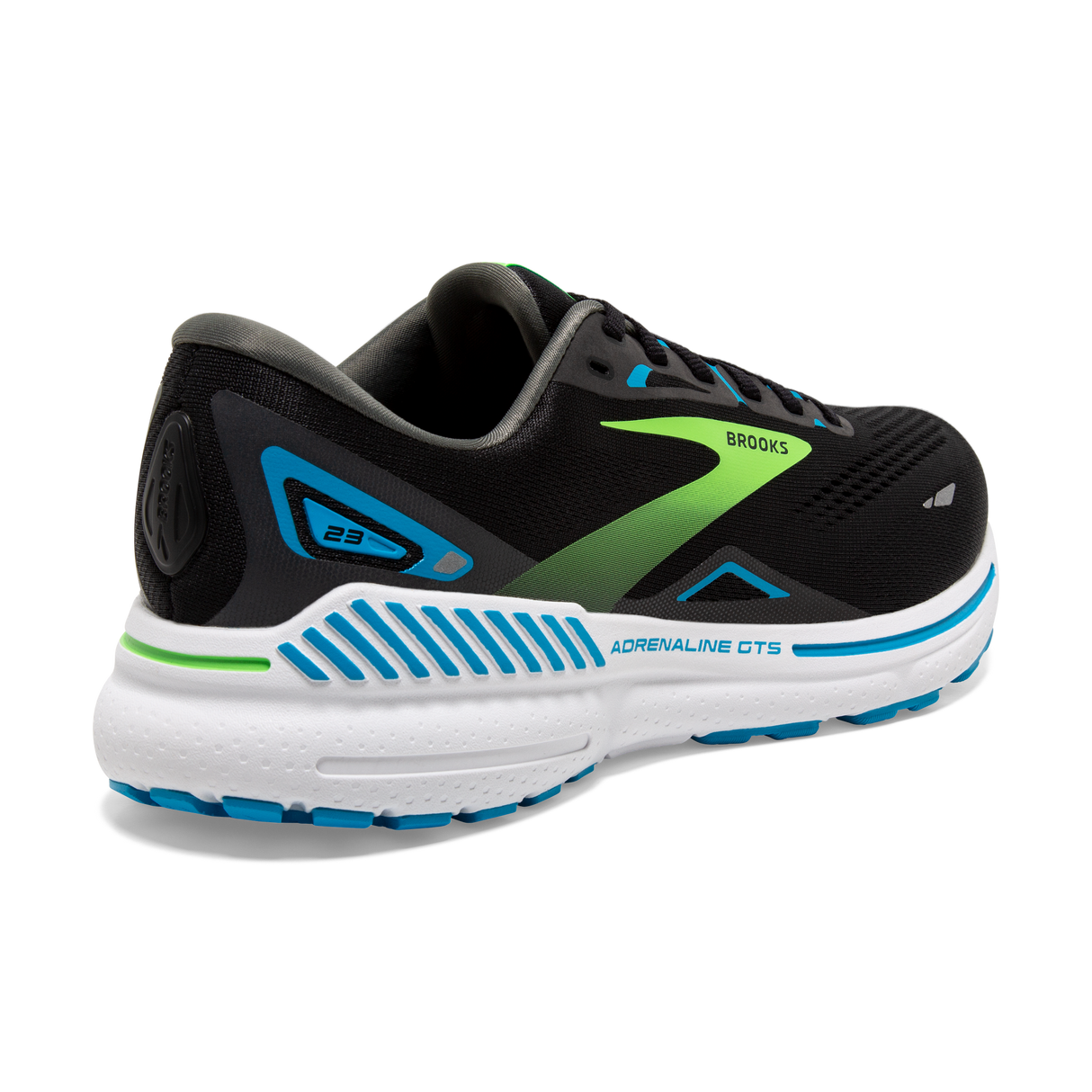 M Brooks Adrenaline GTS 23 Black/Hawaiian Ocean/Green