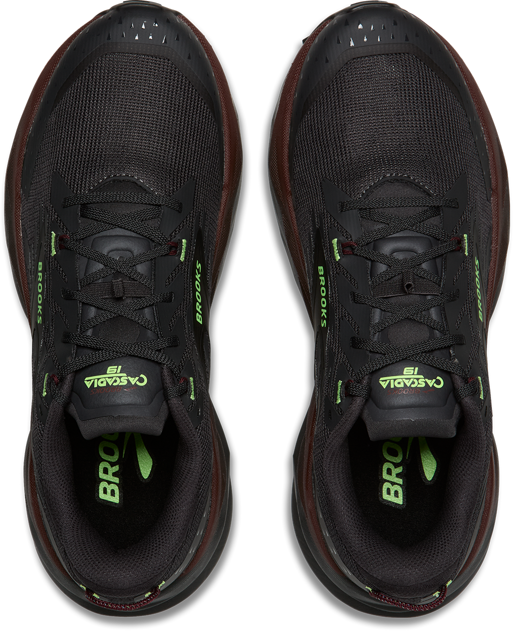 M Brooks Cascadia 19 Phantom Rum Raisin Green
