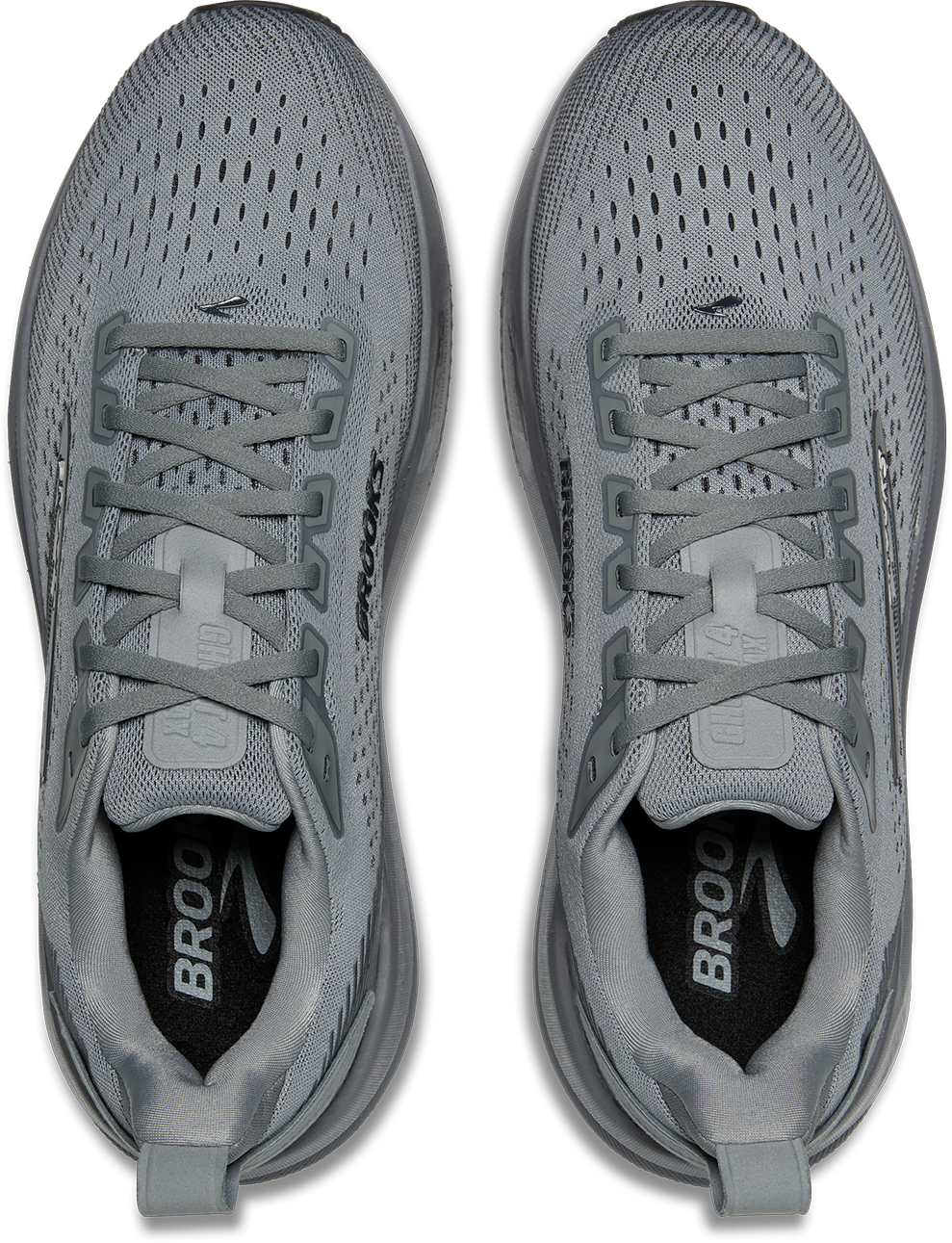 M Brooks Ghost Max 4 Grey Grey Ebony