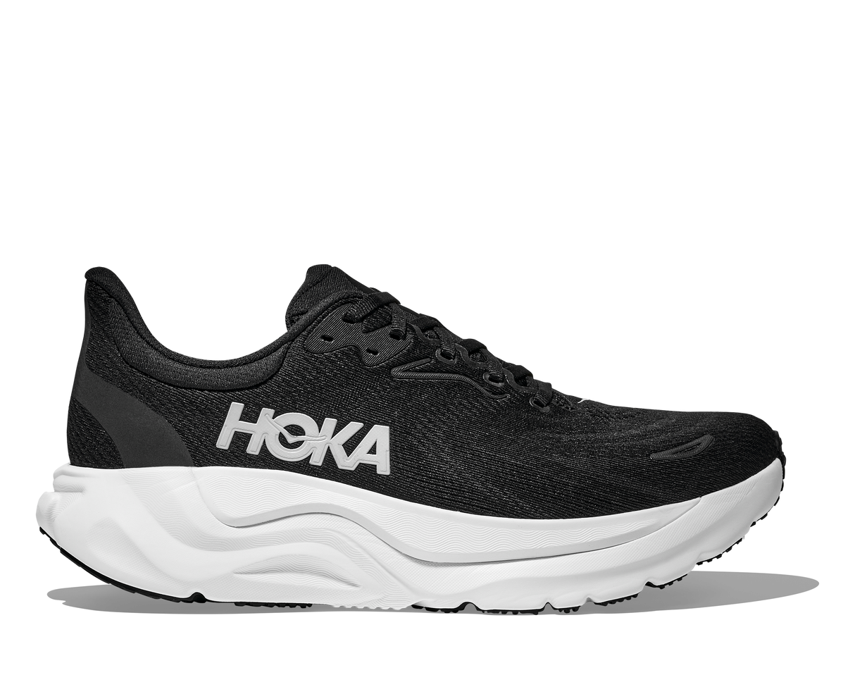 W Hoka Arahi 8 Wide Black White
