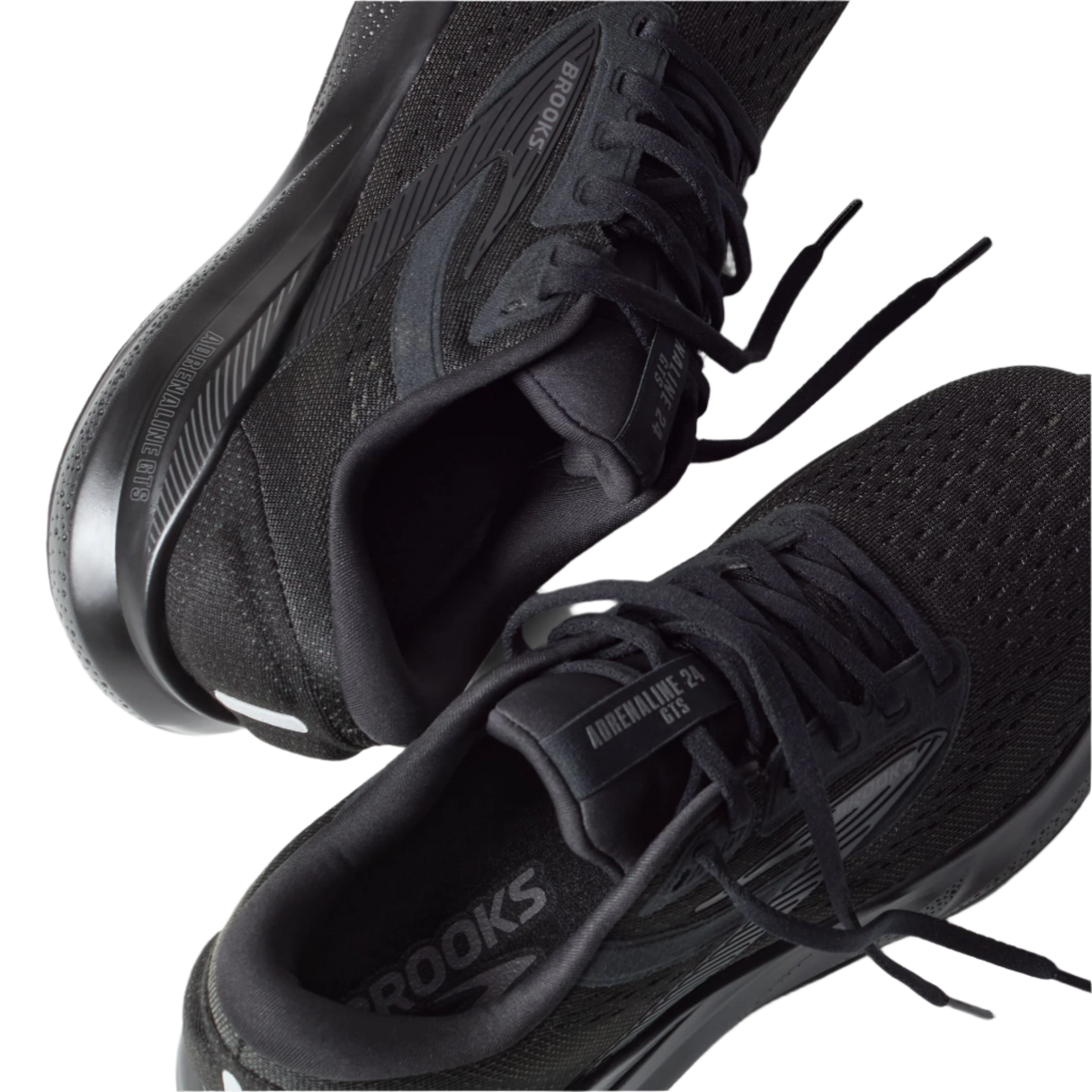 W Brooks Adrenaline GTS 24 Black/Black/Ebony