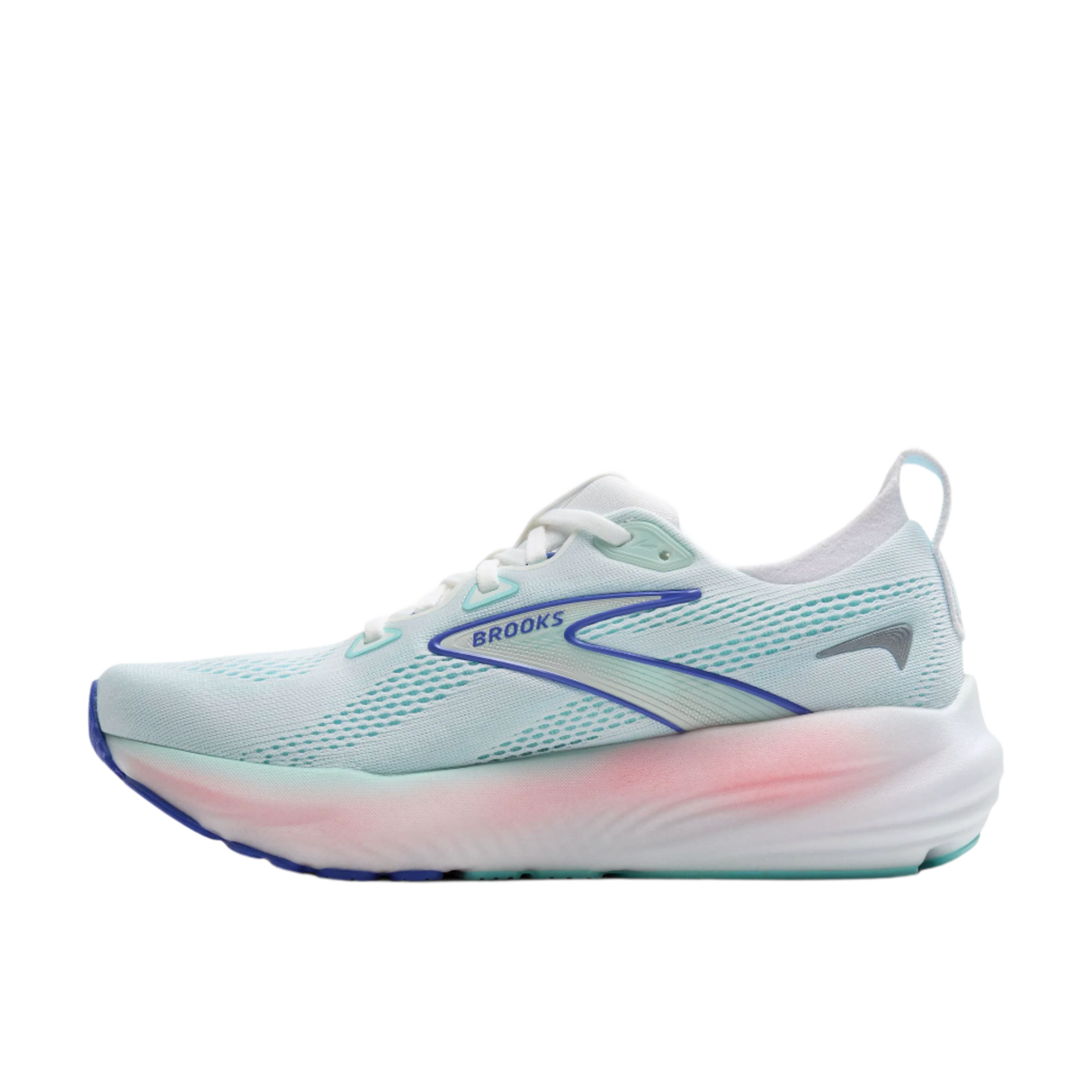 Women's Brooks Glycerin 22 White/Limpet Shell/Amparo Blue