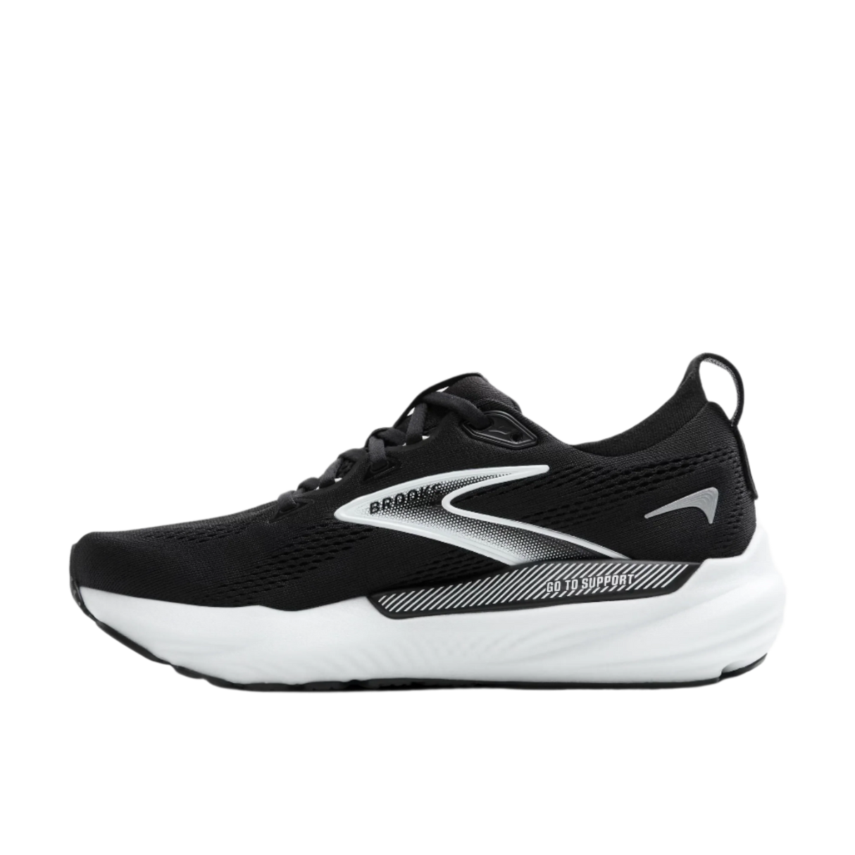 Women's Brooks Glycerin GTS 22 Black/Grey/White