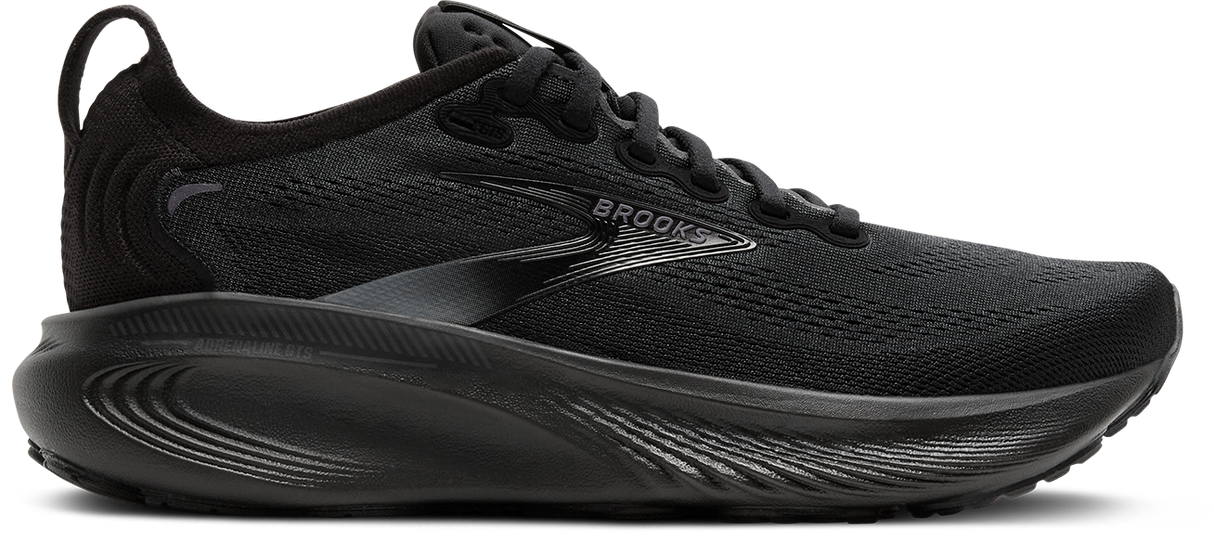 W Brooks Adrenaline 25 Black Black Ebony