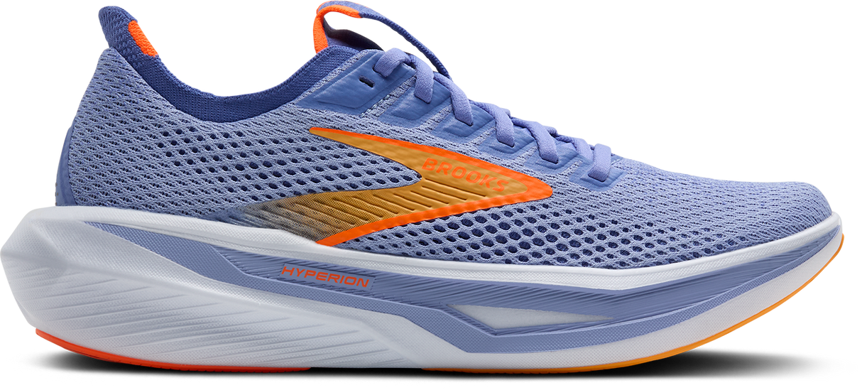 W Brooks Hyperion 3 Blue Heron Orange White
