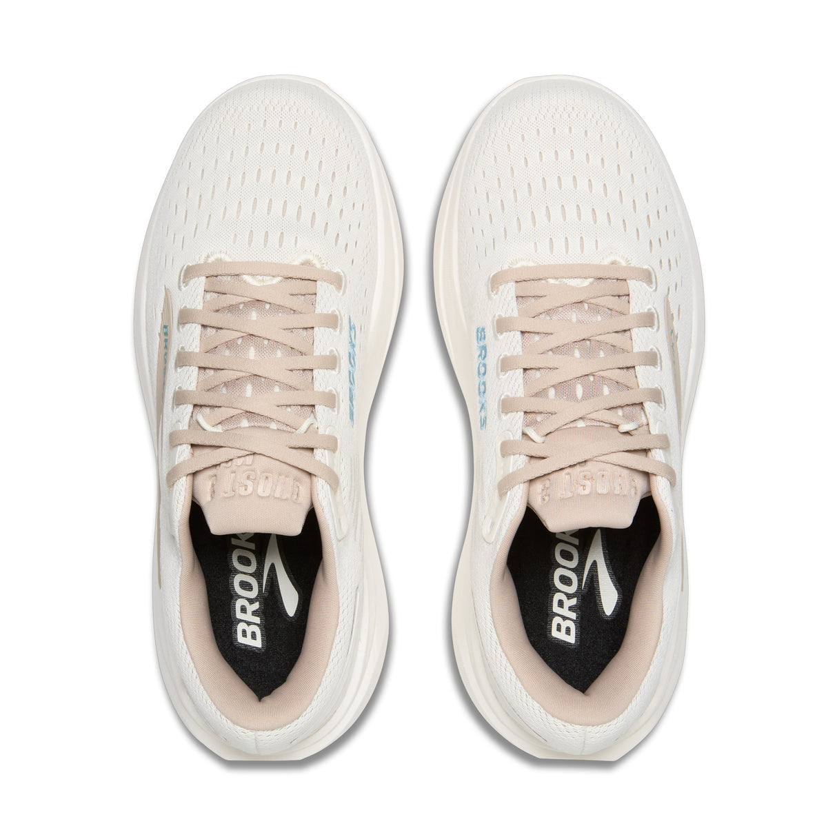 W Brooks Ghost Max 3 Coconut/Chateau Grey/Blue