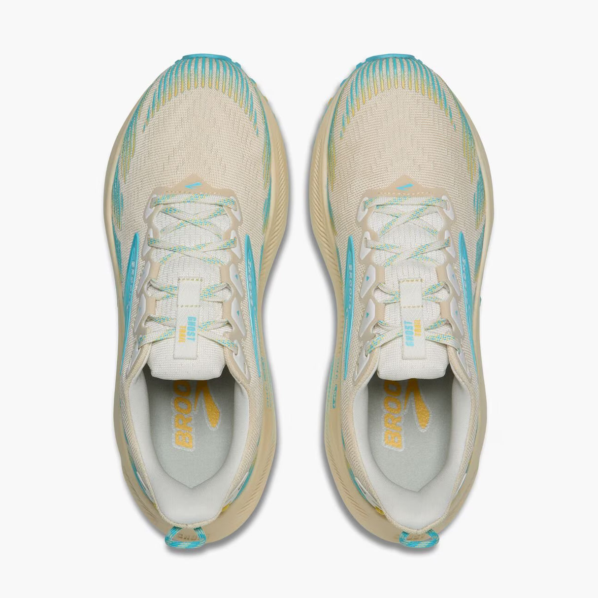 W Brooks Ghost Trail Sand/Star White/Golden Hour