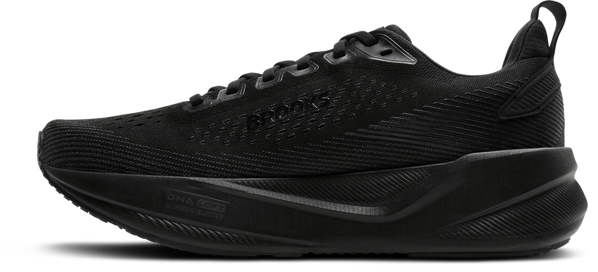 W Brooks Ghost Max 4 Black Black Ebony