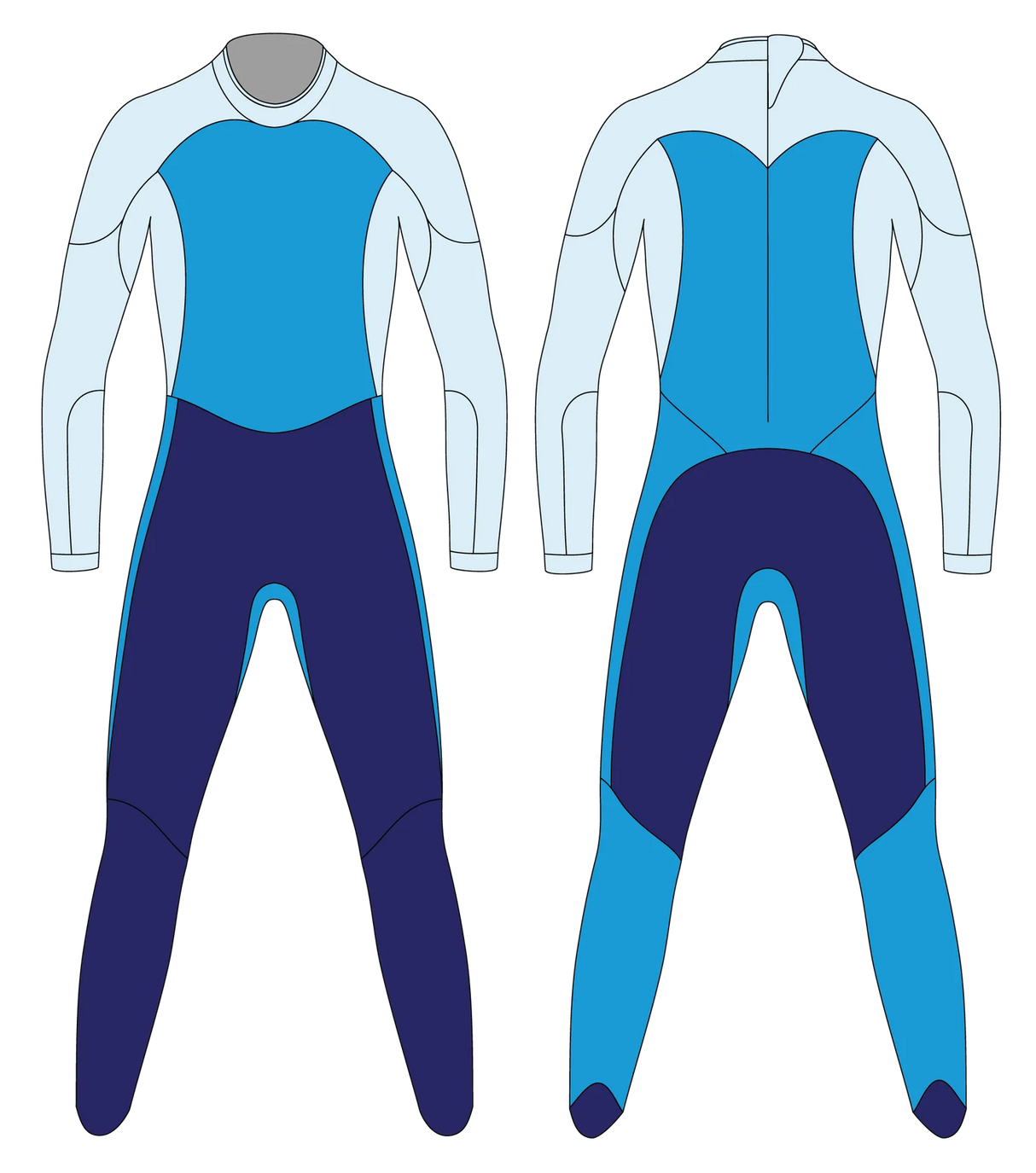Women's Blue Seventy Fusion Fullsuit (2025-2026)