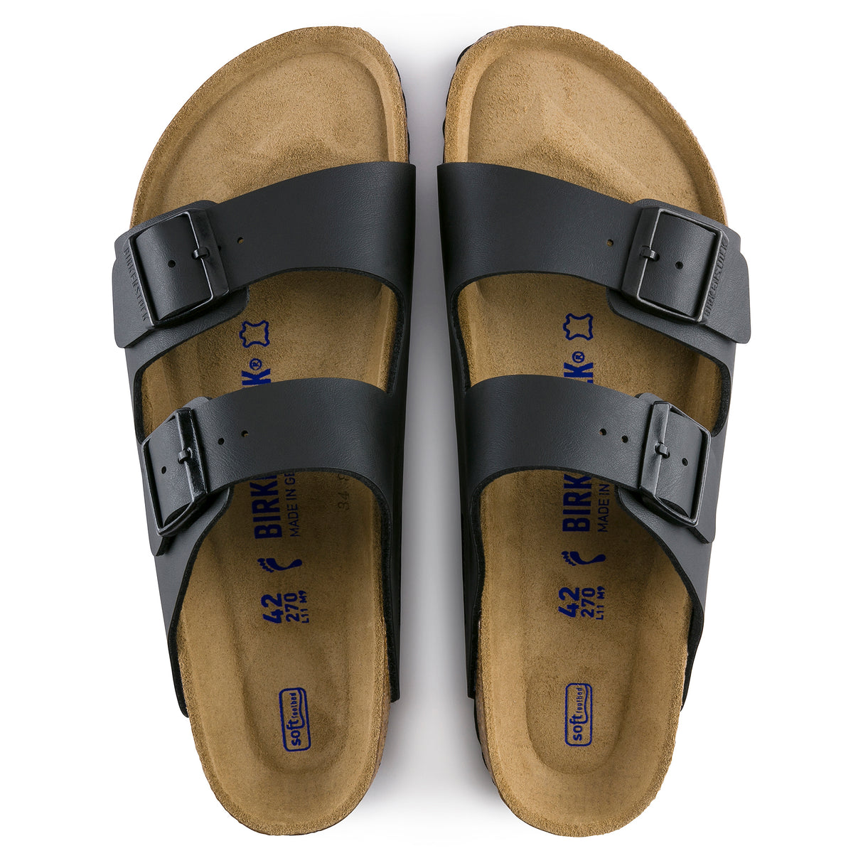 Birkenstock Arizona Soft Footbed Birko-Flor Regular/Wide Width