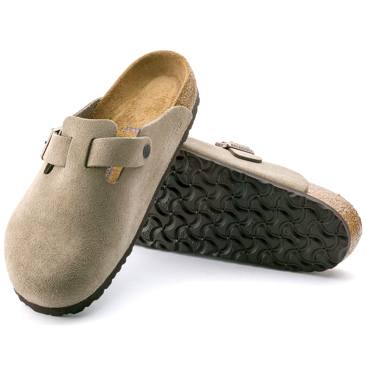 Birkenstock Boston Soft Footbed Suede Medium/Narrow Width