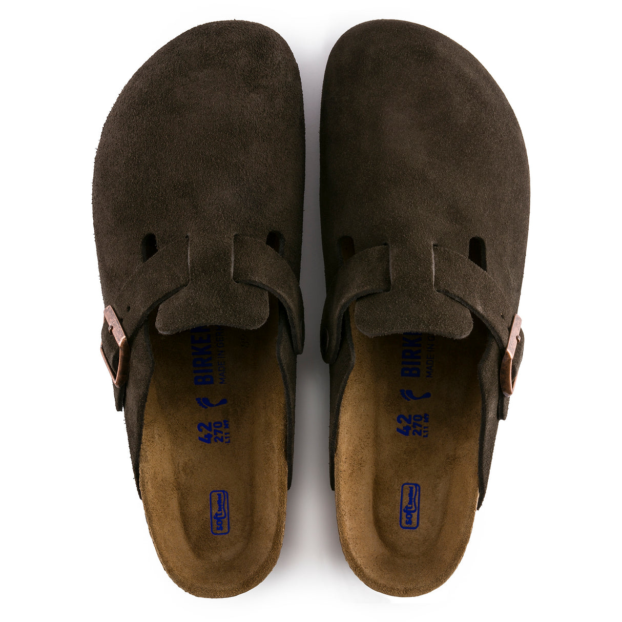 Birkenstock Boston Soft Footbed Suede Medium/Narrow Width