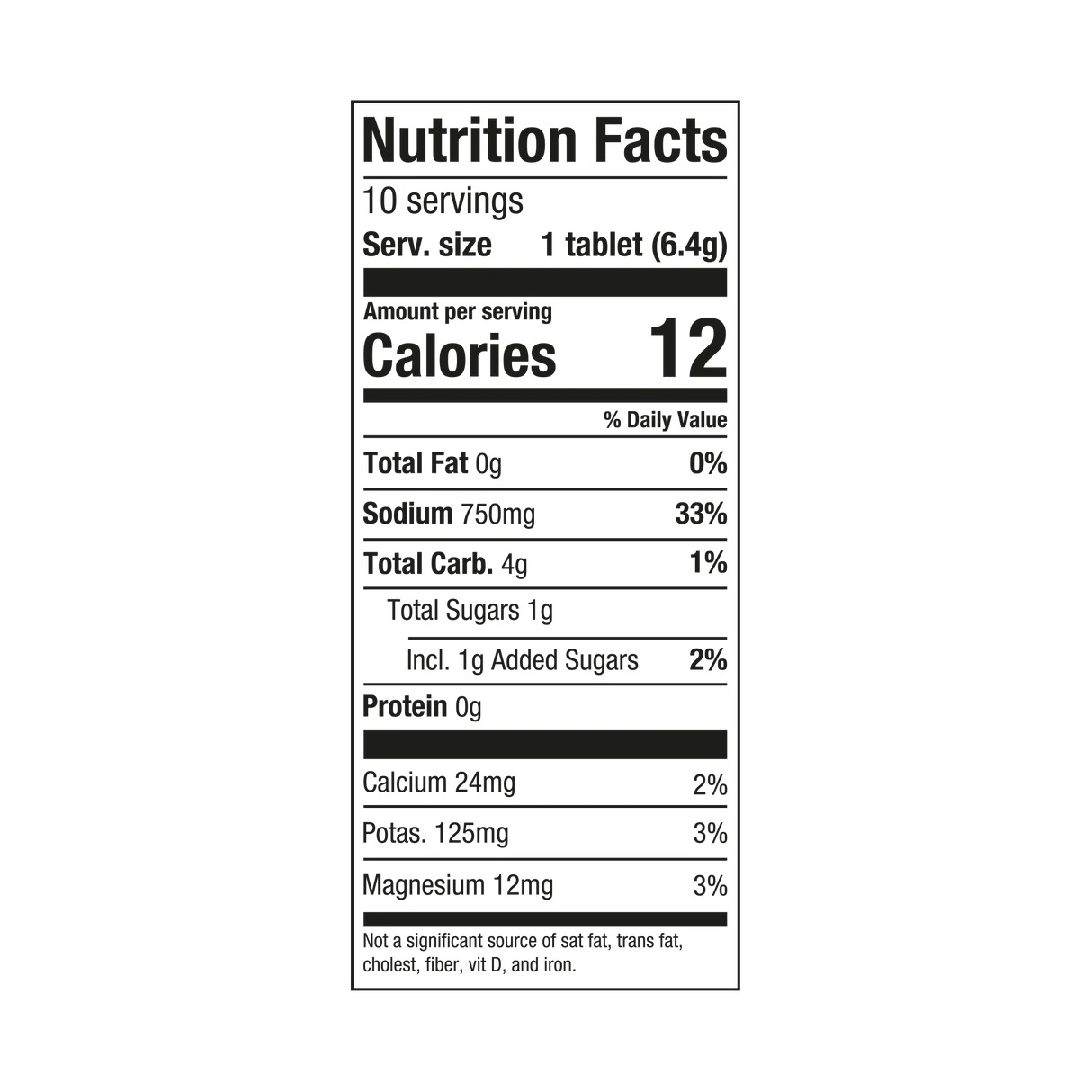 Precision Hydration Electrolyte Tablets - 10 Serve Tube