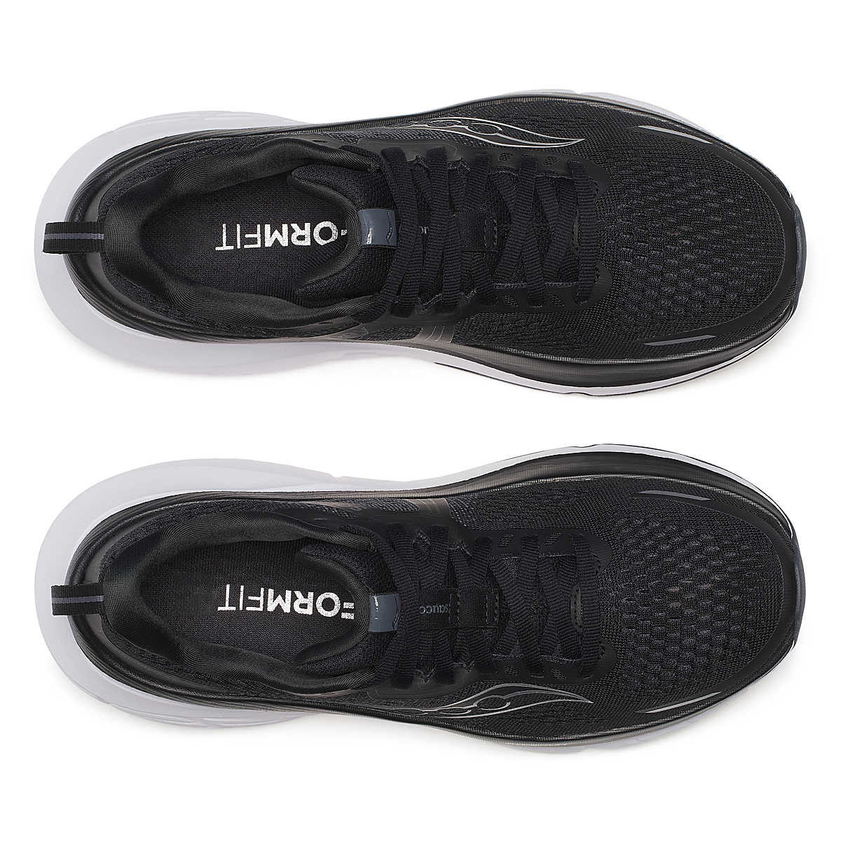 Womens Saucony Guide 18 Wide Black White