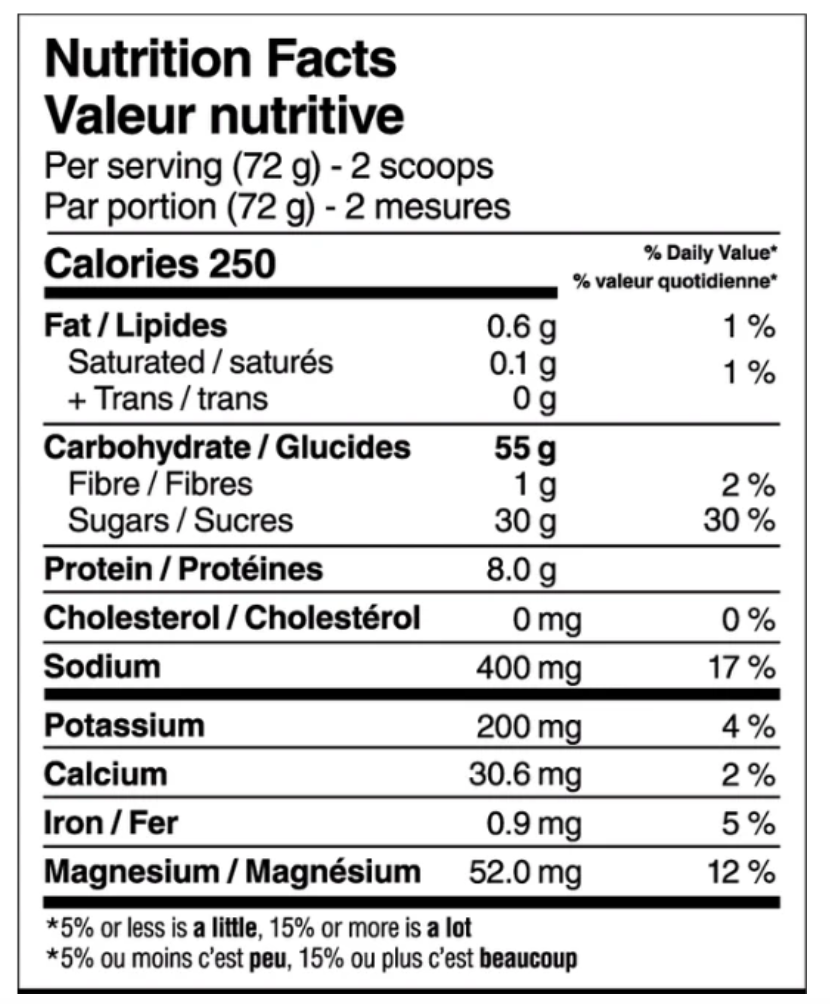 Naak Energy Drink Mix - Bag