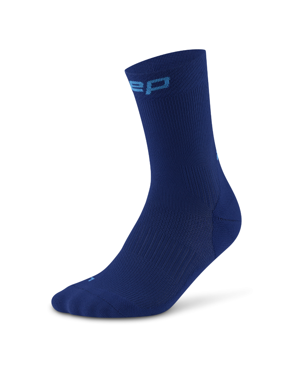 W CEP Core Run Socks Mid Cut 5.0 Dark Blue