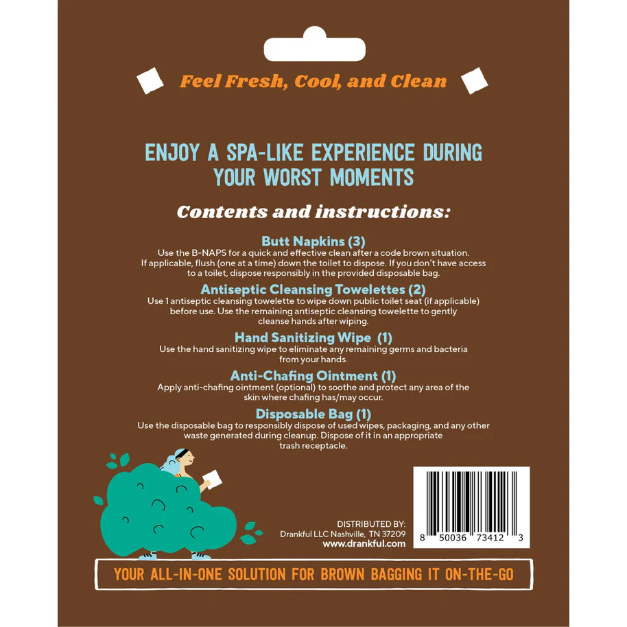 Butt Napkins Code Brown