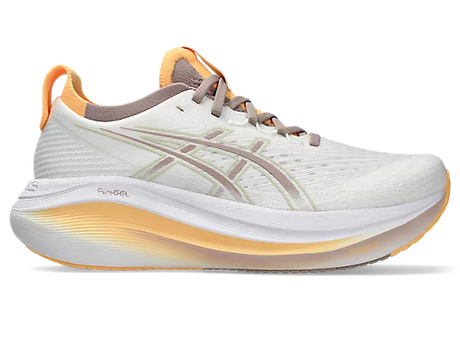 W Asics Gel-Nimbus 27 White Fawn