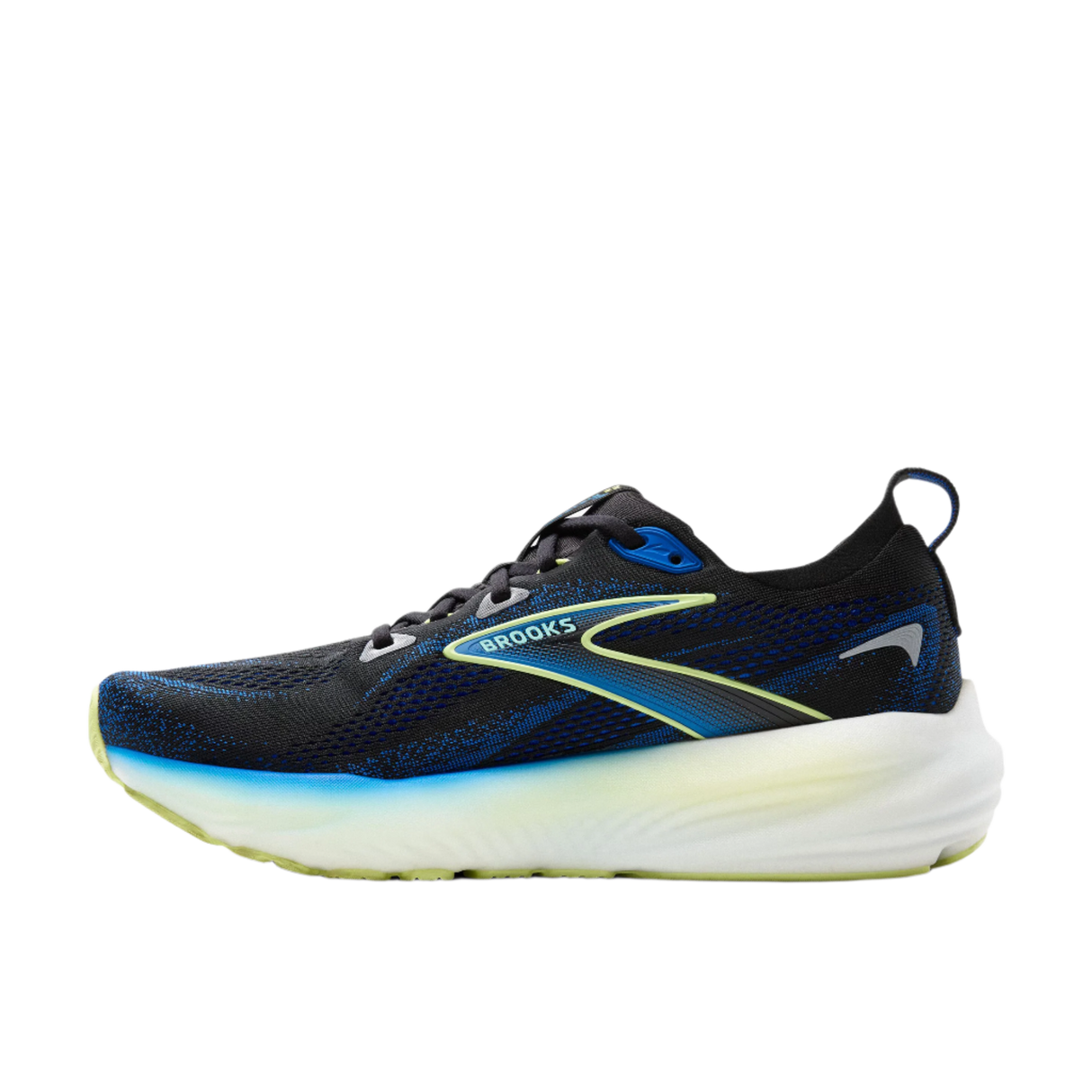 M Brooks Glycerin 22 Black/Cobalt/Neo Yellow