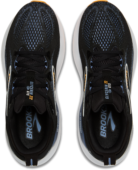 M Brooks Glycerin GTS 22 Black Country Blue Orange Pop