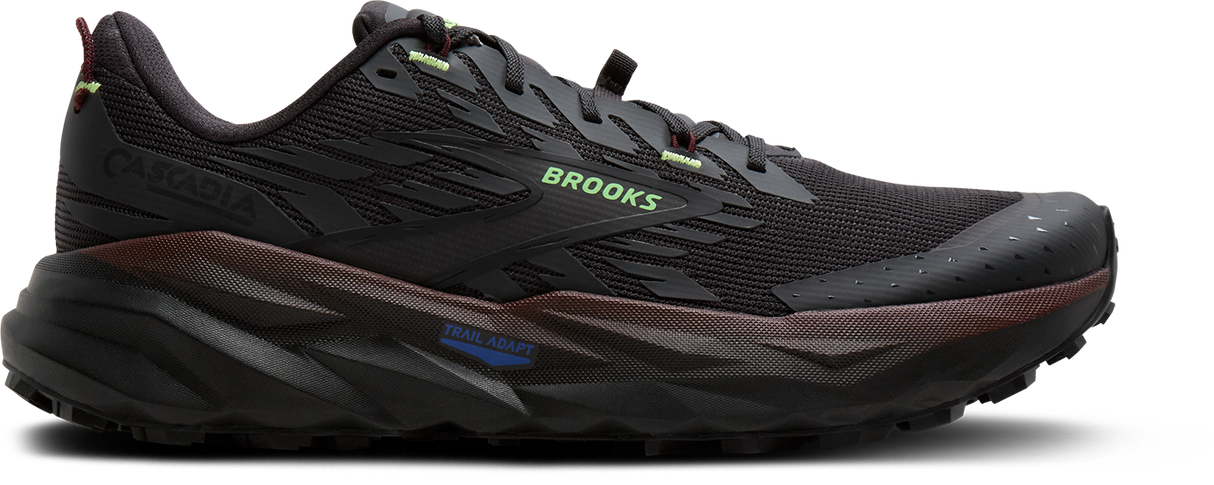 M Brooks Cascadia 19 Phantom Rum Raisin Green