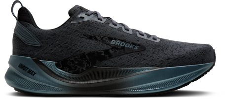 M Brooks Ghost Max 4 Black Graphite Grey