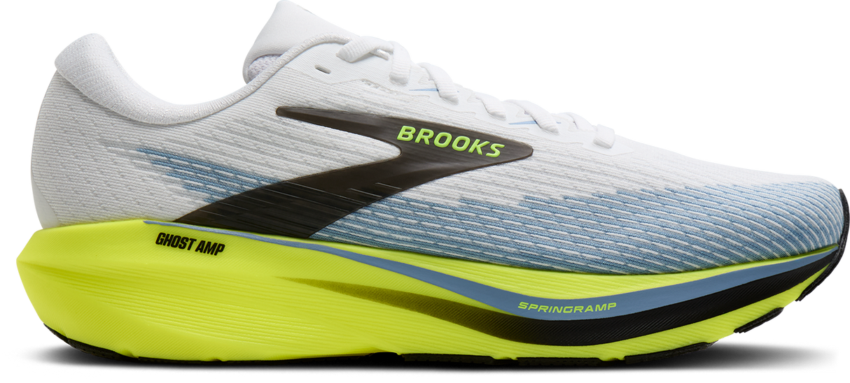 M Brooks Ghost Amp White Blue Nightlife
