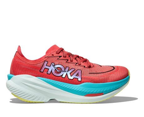 M Hoka Mach X 2 Grapefruit Electric Coral