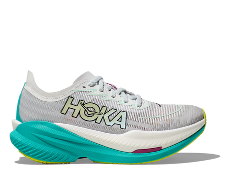 W Hoka Mach X 2 Frost Electric Aqua