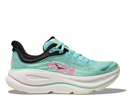 W Hoka Bondi 9 Blue Spark Mint Fluorite