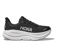 W Hoka Bondi 9 Black White