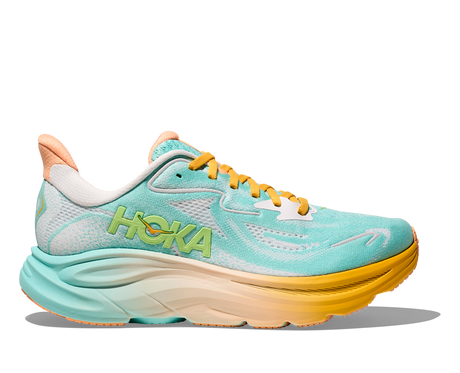 M Hoka Clifton 10 Blue Spark White
