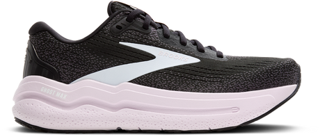 W Brooks Ghost Max 2 Black White Orchid Ice