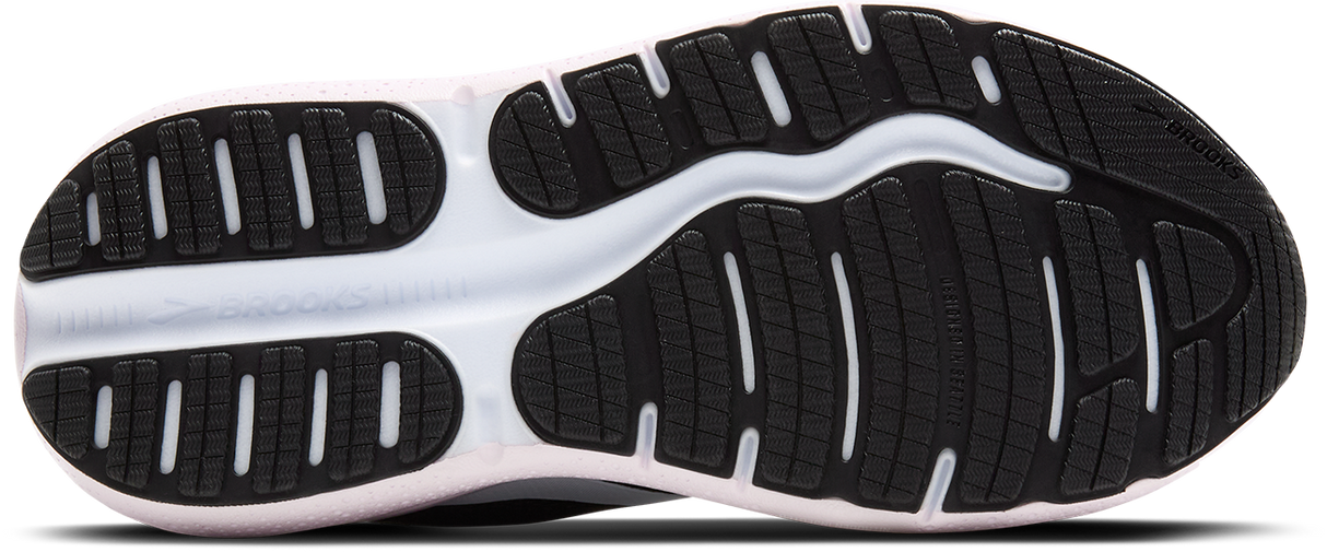 W Brooks Ghost Max 2 Black/White/Orchid Ice