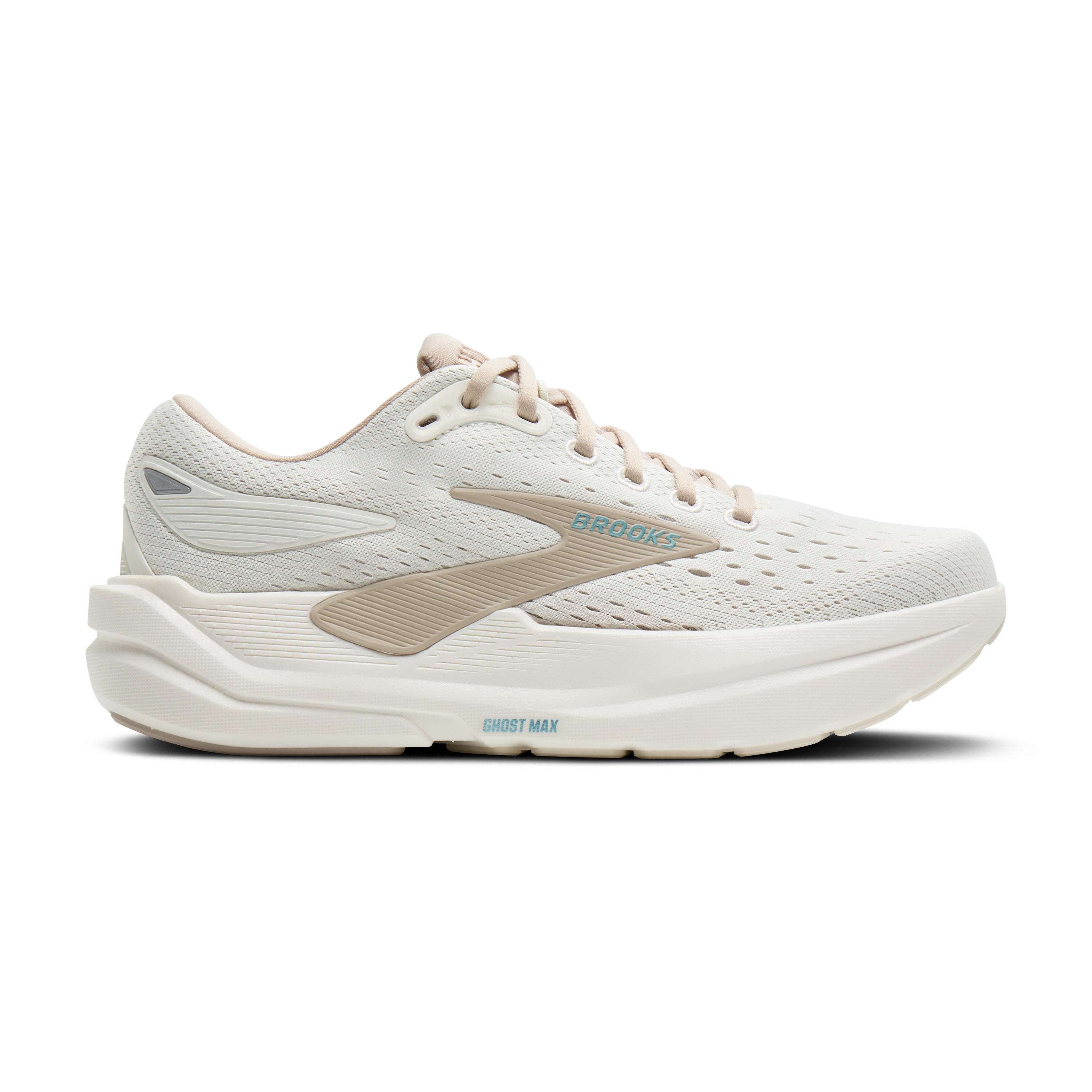 W Brooks Ghost Max 3 Coconut/Chateau Grey/Blue – Frontrunners Footwear