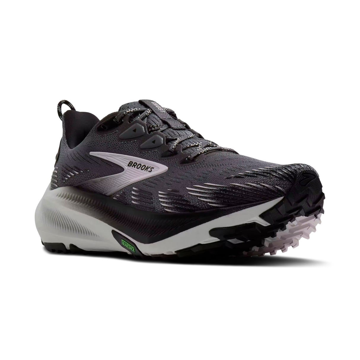 W Brooks Ghost Trail Poppy Seed/Black/Pink