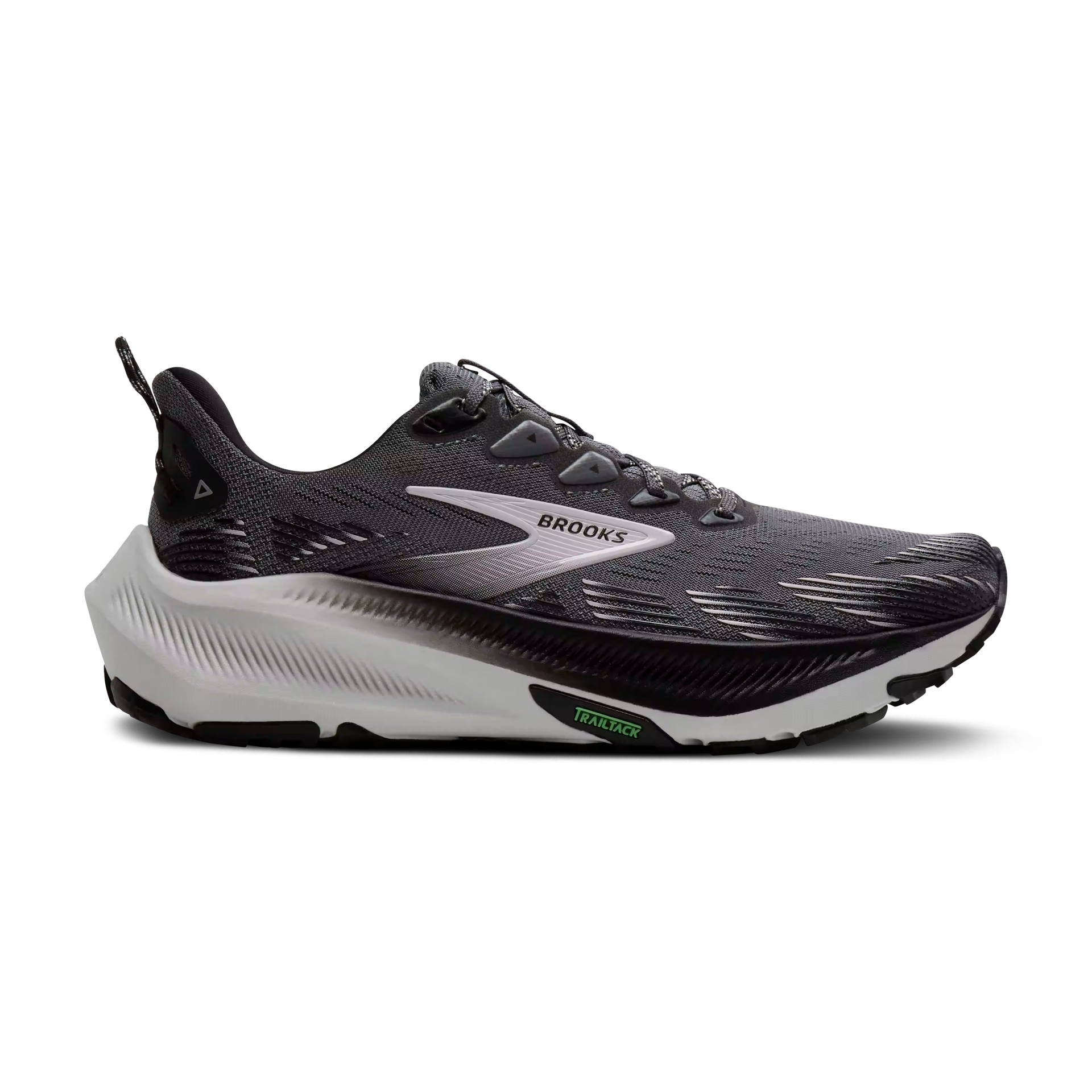 W Brooks Ghost Trail Poppy Seed/Black/Pink – Frontrunners Footwear