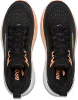 W Brooks Ghost Max 4 Black Folkstone Cyber Peach