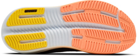 W Brooks Ghost Max 4 Black Folkstone Cyber Peach