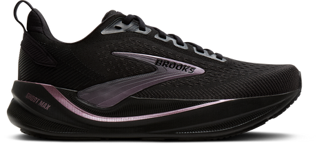 W Brooks Ghost Max 4 Black Black Rose Gold