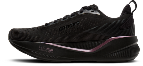 W Brooks Ghost Max 4 Black Black Rose Gold