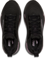 W Brooks Ghost Max 4 Black Black Rose Gold