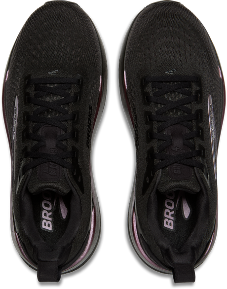 W Brooks Ghost Max 4 Black Black Rose Gold