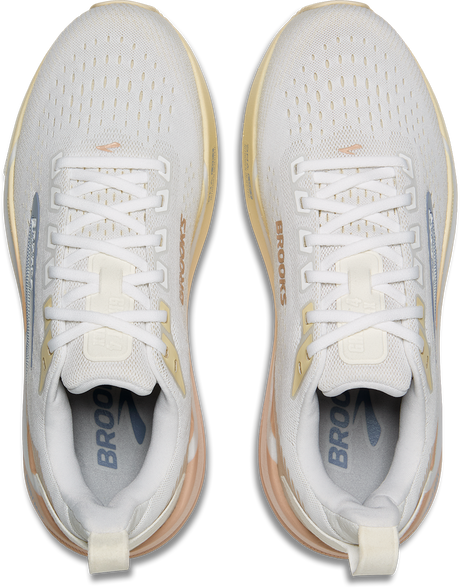 W Brooks Ghost Max 4 White Rose Rutabaga