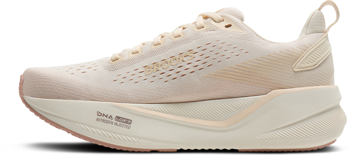 W Brooks Ghost Max 4 Arctic Wolf Rose Coconut